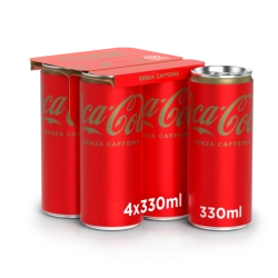 Coca ColaCoca-Cola senza caffeina 330 ml x4