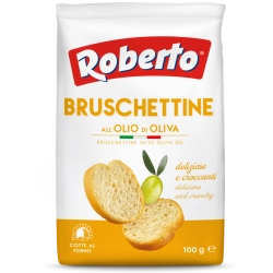 Roberto AlimentareBruschettine con olio extra vergine d'oliva 100g