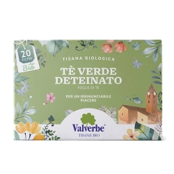 ValverbeTè Verde Deteinato BIO 20 Filtri
