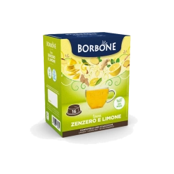 Caffè Borbone16 Capsule compatibili Lavazza A Modo Mio Tisana Zenzero e Limone