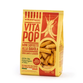 VitavigorVITAPOP Soffietti alla Diavola 120g. Salati in superficie.