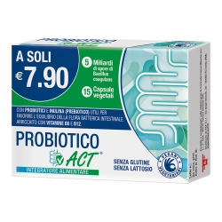 Linea ActProbiotico Act 15 Capsule Vegetali Flora Batterica