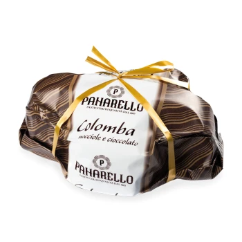PanarelloColomba con nocciole e cioccolato