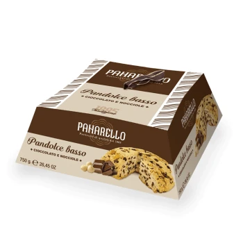 PanarelloPandolce basso ciocc. e nocciole astuccio 750 gr