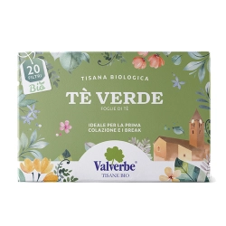 ValverbeTè Verde BIO 20 Filtri