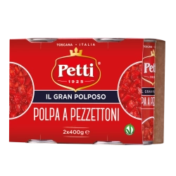 PettiIl gran polposo "Polpa a pezzettoni - Cluster 2 x 400g"