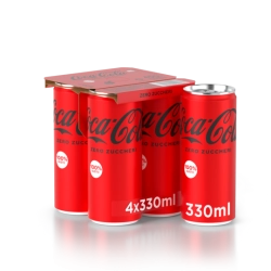 Coca ColaCoca-Cola zero 330 ml x4