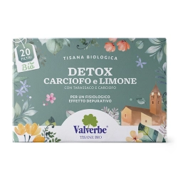 ValverbeTisana Detox Carciofo e Limone BIO 20 Filtri