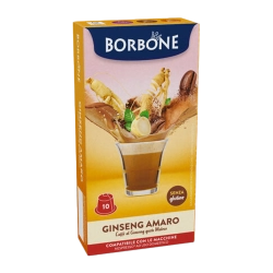 Caffè Borbone10 Capsule Ginseng Amaro Compatibili Nespresso