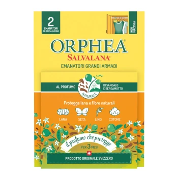OrpheaSalvalana Emanatori Grandi Armadi al Profumo di Sandalo e Bergamotto 2 pz