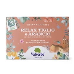 ValverbeTisana Relax Tiglio e Arancio BIO 20 Filtri