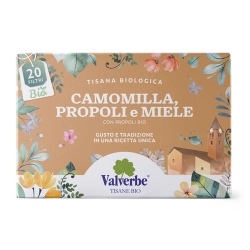 ValverbeTisana Camomilla Propoli e Miele BIO 20 Filtri
