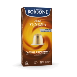 Caffè Borbone10Caps Alluminio Compatibili Nespresso Ciao Venezia